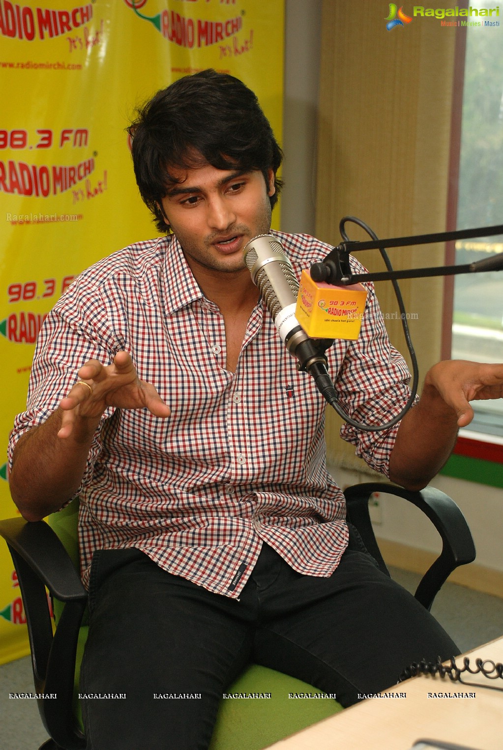 Naga Sudhir Babu at Radio Mirchi