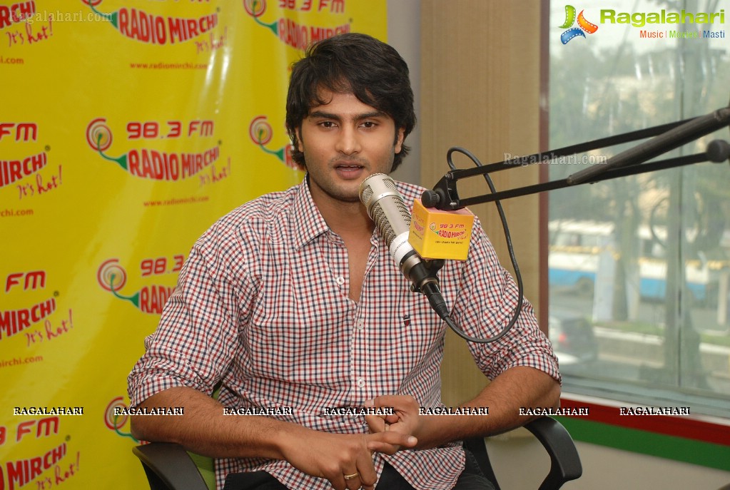 Naga Sudhir Babu at Radio Mirchi