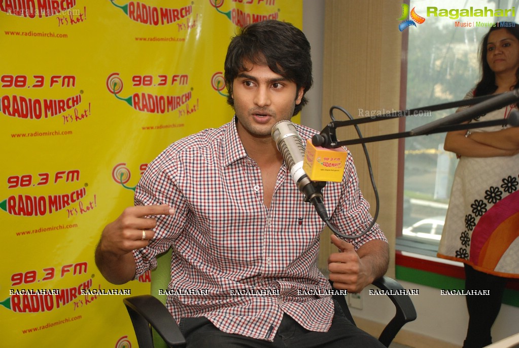 Naga Sudhir Babu at Radio Mirchi