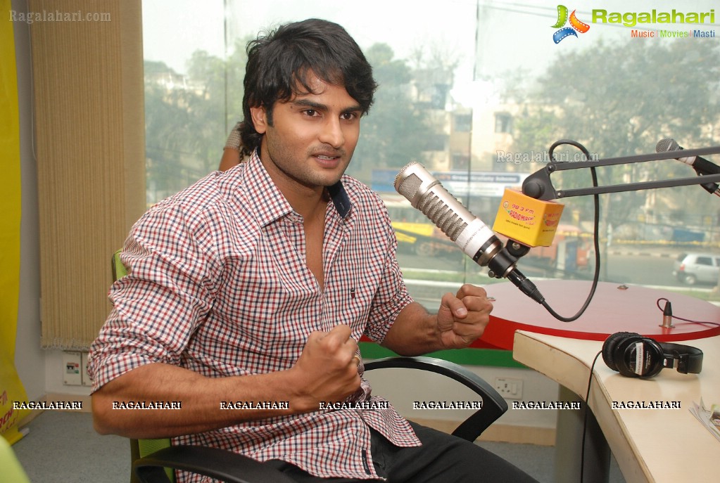 Naga Sudhir Babu at Radio Mirchi