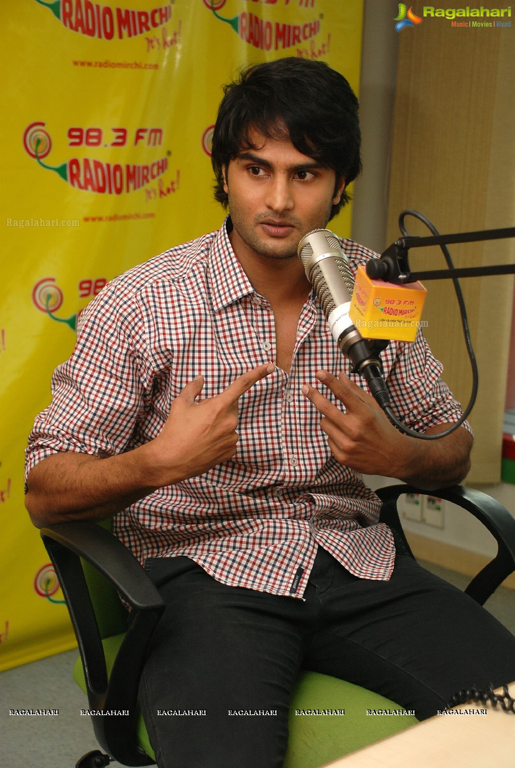 Naga Sudhir Babu at Radio Mirchi