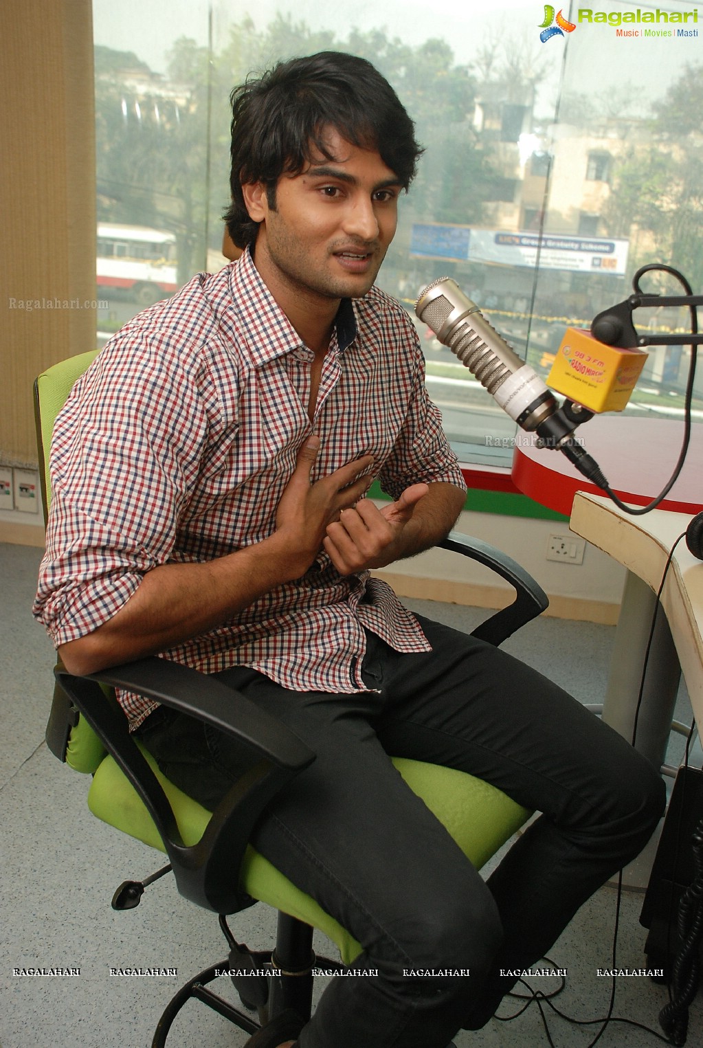 Naga Sudhir Babu at Radio Mirchi