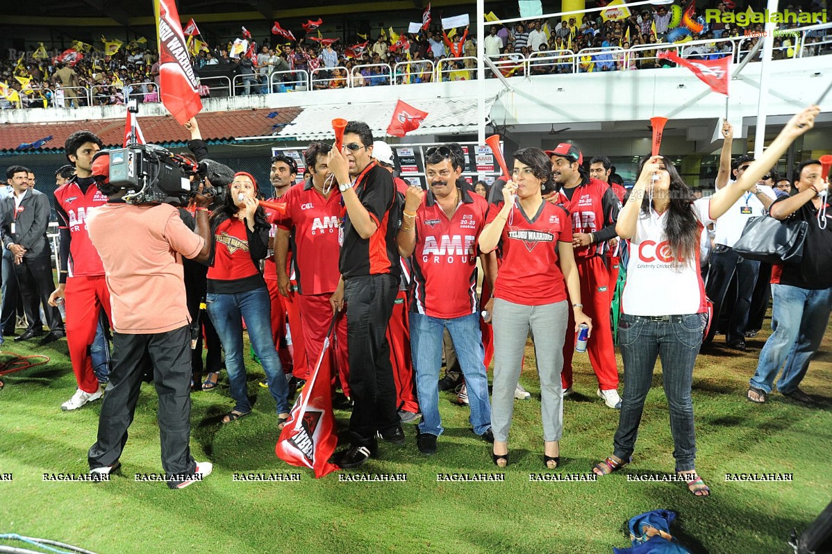 CCL 2012 Semi Finals: Telugu Warriors Vs Chennai Rhinos (Set 1)