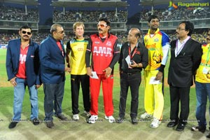 Telugu Warriors-Chennai Rhinos Semi Finals Celebrity Cricket Match at Chennai