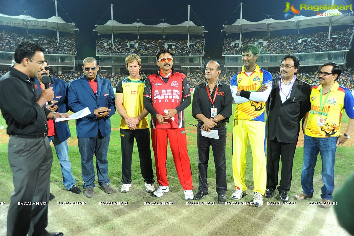 CCL 2012 Semi Finals: Telugu Warriors Vs Chennai Rhinos (Set 2)