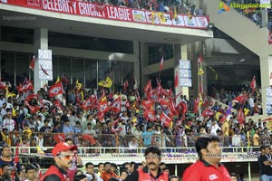 Telugu Warriors-Chennai Rhinos Celebrity Cricket Match at Visakhapatnam