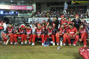 Telugu Warriors-Chennai Rhinos Celebrity Cricket Match at Visakhapatnam