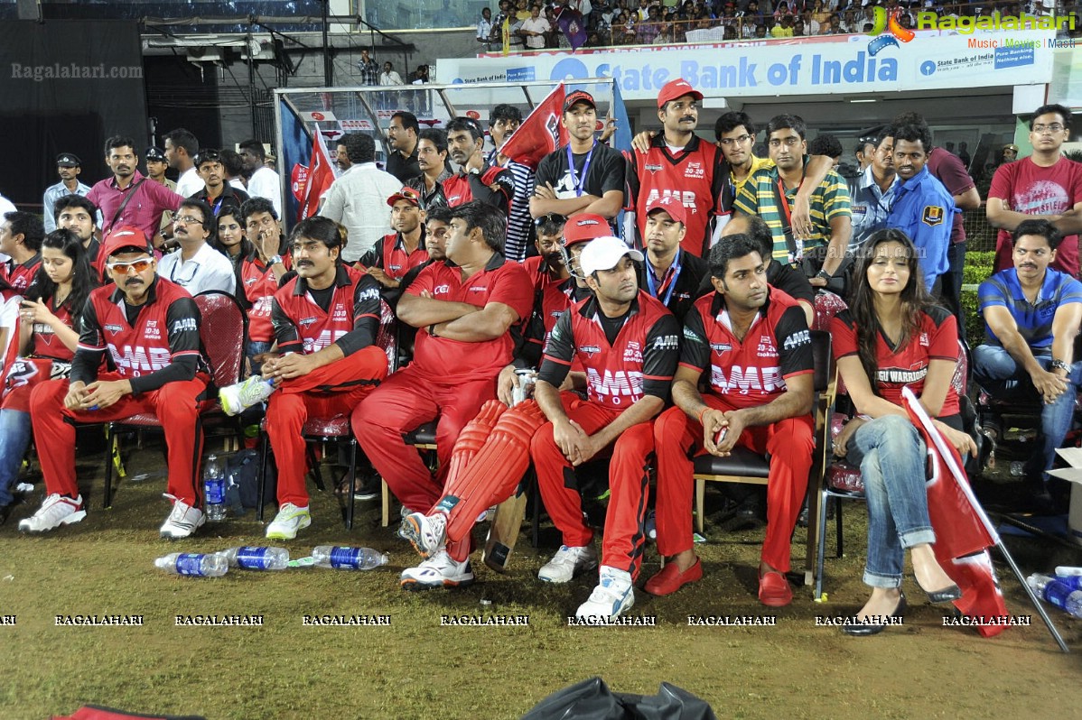 CCL 2012: Telugu Warriors Vs Chennai Rhinos