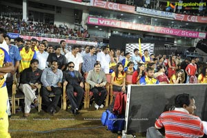 Telugu Warriors-Chennai Rhinos Celebrity Cricket Match at Visakhapatnam