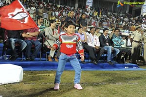 Telugu Warriors-Chennai Rhinos Celebrity Cricket Match at Visakhapatnam