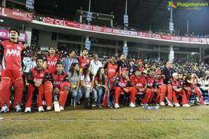 Telugu Warriors-Chennai Rhinos Celebrity Cricket Match at Visakhapatnam