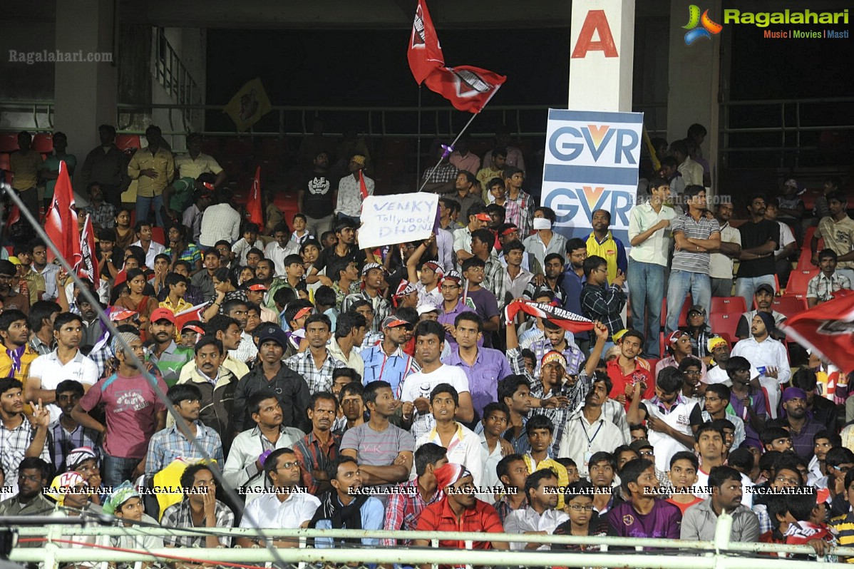 CCL 2012: Telugu Warriors Vs Chennai Rhinos