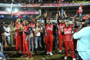 Telugu Warriors-Chennai Rhinos Celebrity Cricket Match at Visakhapatnam