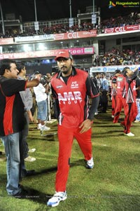 Telugu Warriors-Chennai Rhinos Celebrity Cricket Match at Visakhapatnam