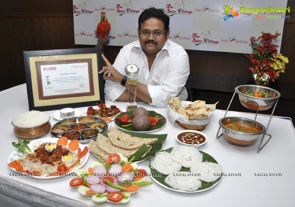 ‘Spicy Venue’ gets Best Andhra Cuisine Award