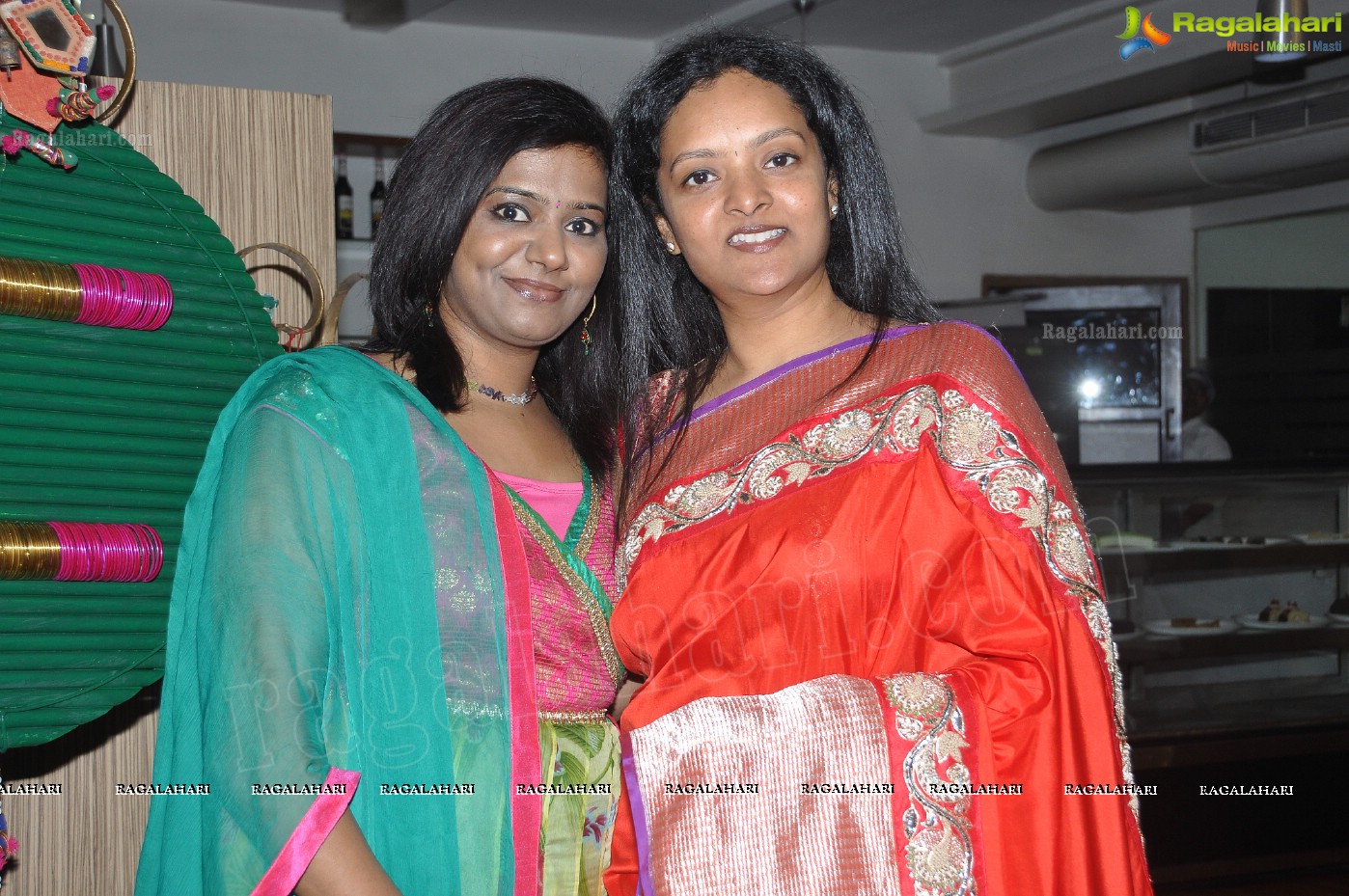 Valayamh's first trunk show of beautiful bangles at Beyond Coffee, Hyderabad