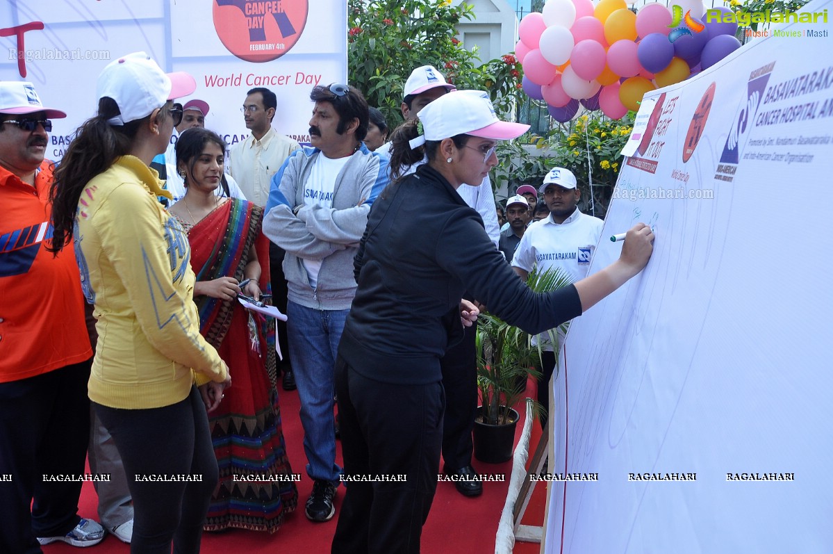 Cancer Awareness Walk by Basavatarakam Indo-American Cancer Hospital