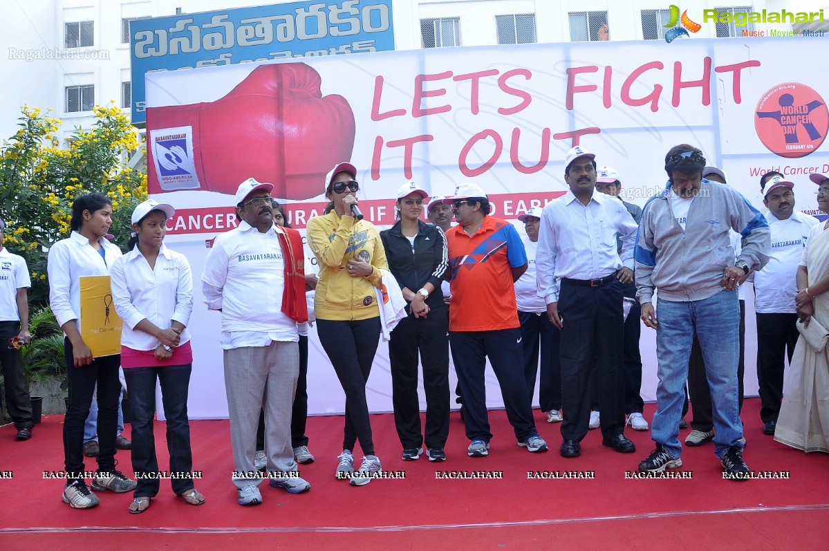 Cancer Awareness Walk by Basavatarakam Indo-American Cancer Hospital