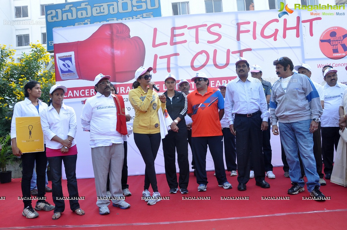 Cancer Awareness Walk by Basavatarakam Indo-American Cancer Hospital