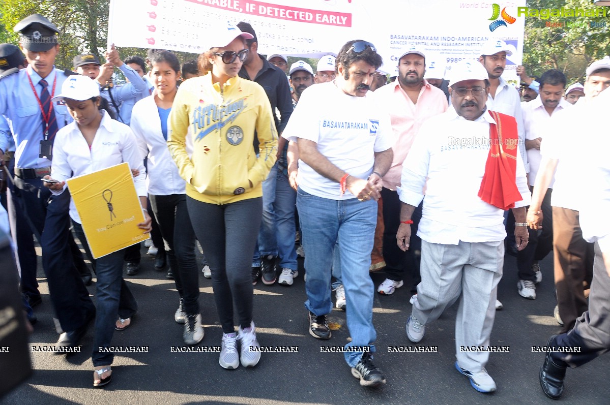Cancer Awareness Walk by Basavatarakam Indo-American Cancer Hospital