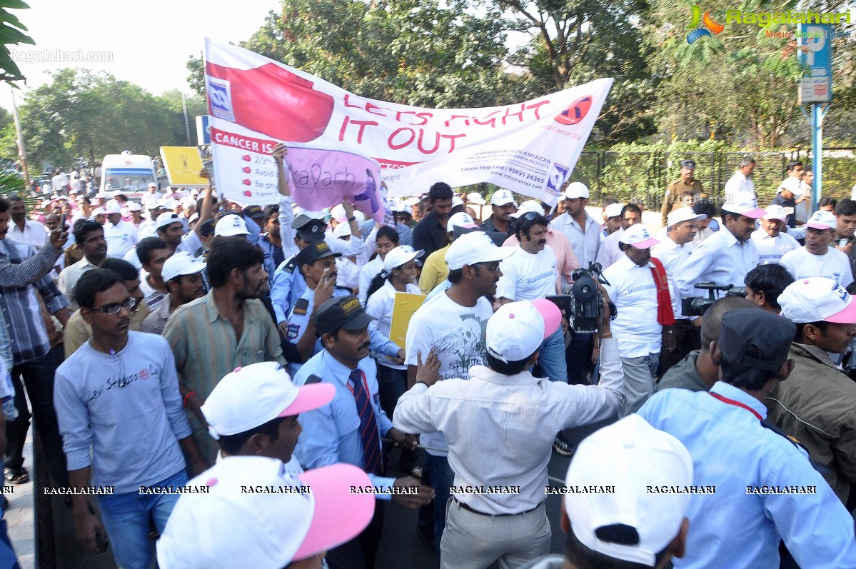 Cancer Awareness Walk by Basavatarakam Indo-American Cancer Hospital