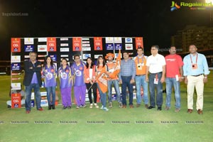 CCL 3 Telugu Warriors Team at LB Staidum, Hyderabad