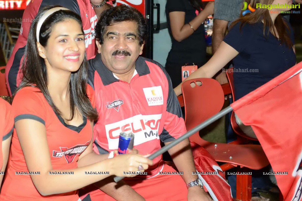 CCL 3: Telugu Warriors and Mumbai Heroes Team at LB Stadium, Hyderabad