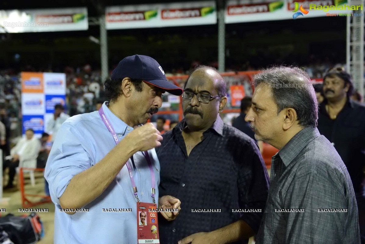 CCL 3: Telugu Warriors and Mumbai Heroes Team at LB Stadium, Hyderabad