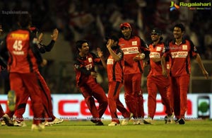 CCL 3 Telugu Warriors Team at LB Staidum, Hyderabad