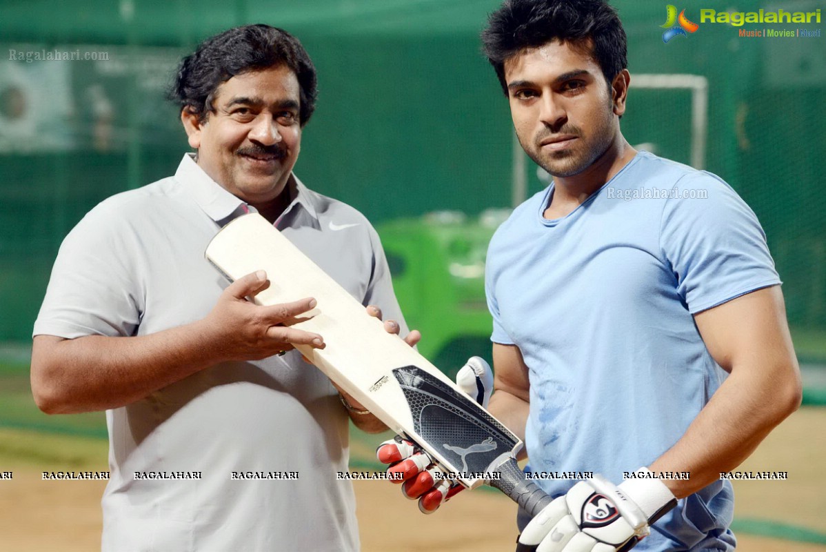 CCL Telugu Warriors Practice Match at Sportz, Hyderabad