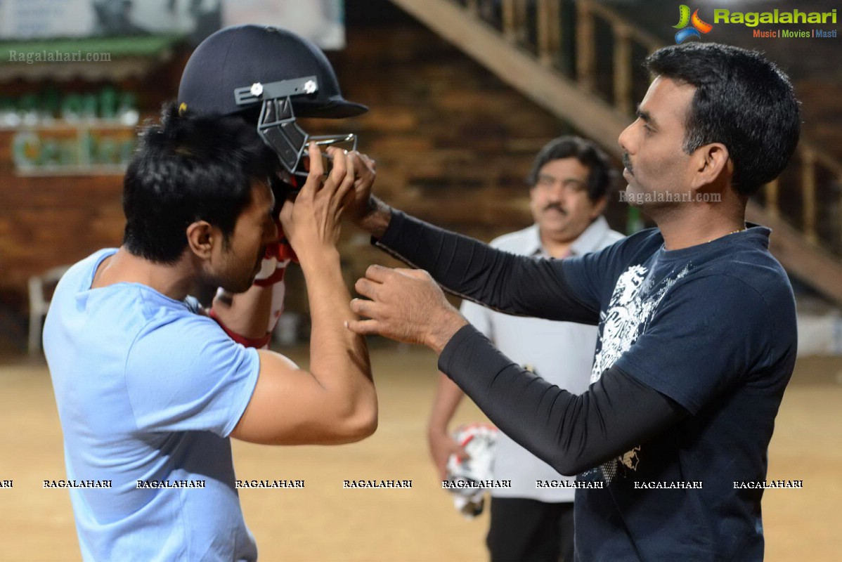 CCL Telugu Warriors Practice Match at Sportz, Hyderabad