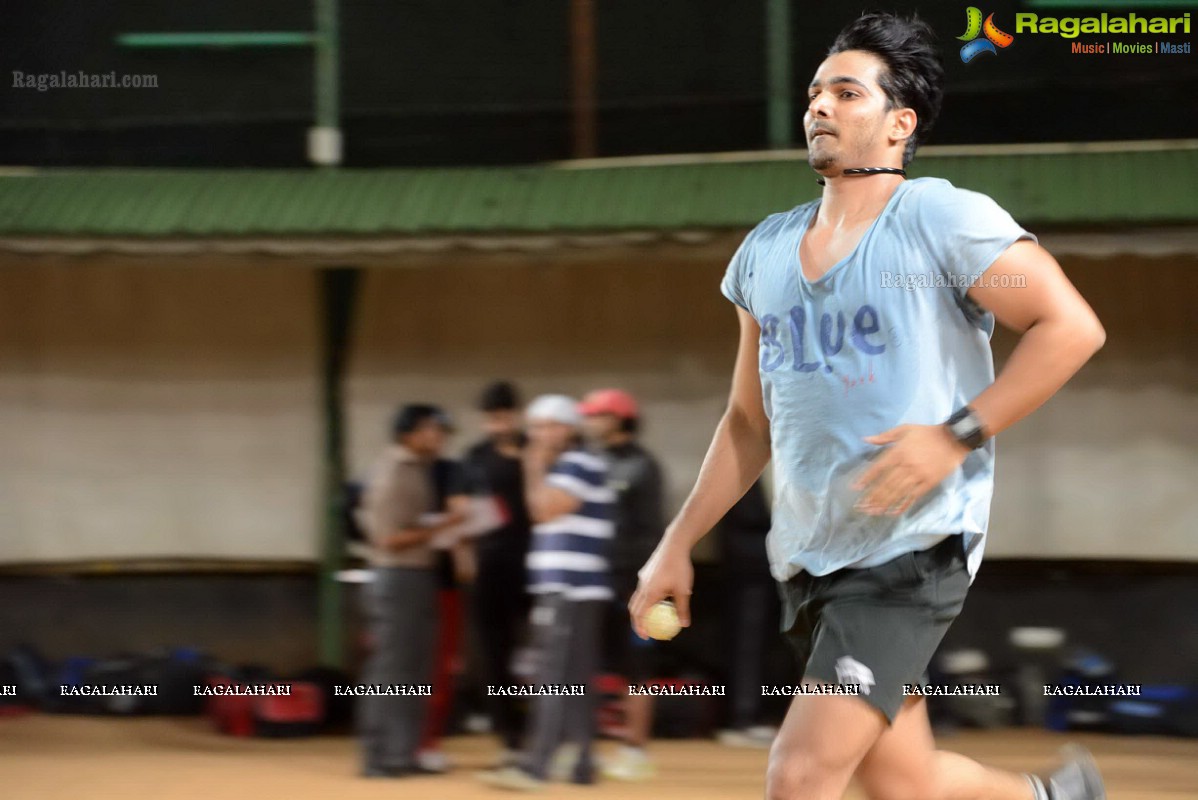 CCL Telugu Warriors Practice Match at Sportz, Hyderabad