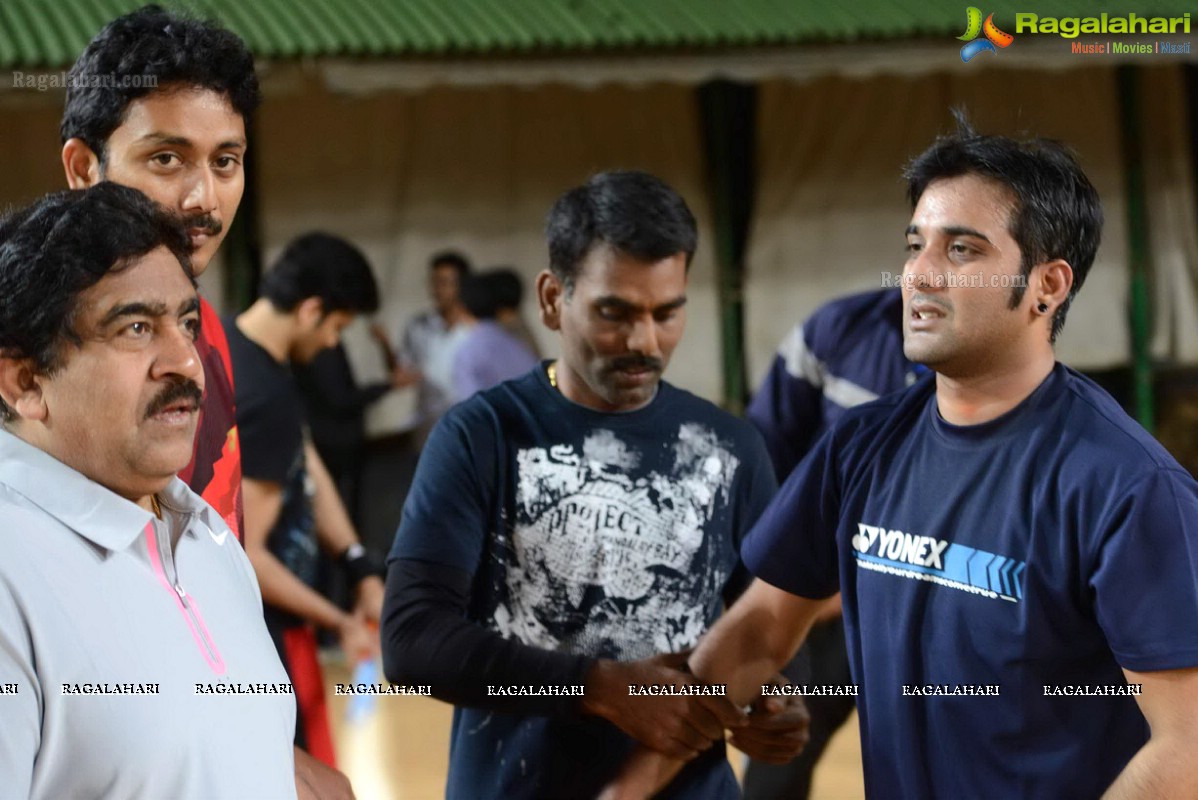 CCL Telugu Warriors Practice Match at Sportz, Hyderabad