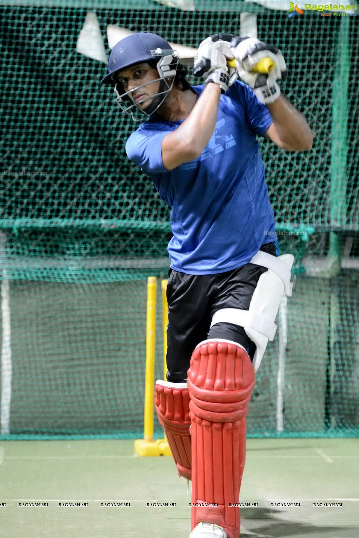 CCL Telugu Warriors Practice Match at Sportz, Hyderabad