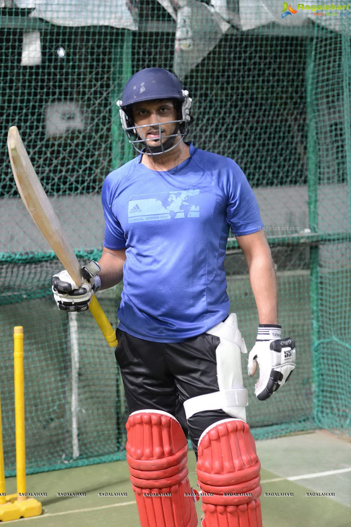 CCL Telugu Warriors Practice Match at Sportz, Hyderabad