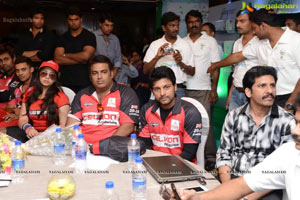 CCL 2013 Telugu Warriors Team at Taj Deccan, Hyderabad