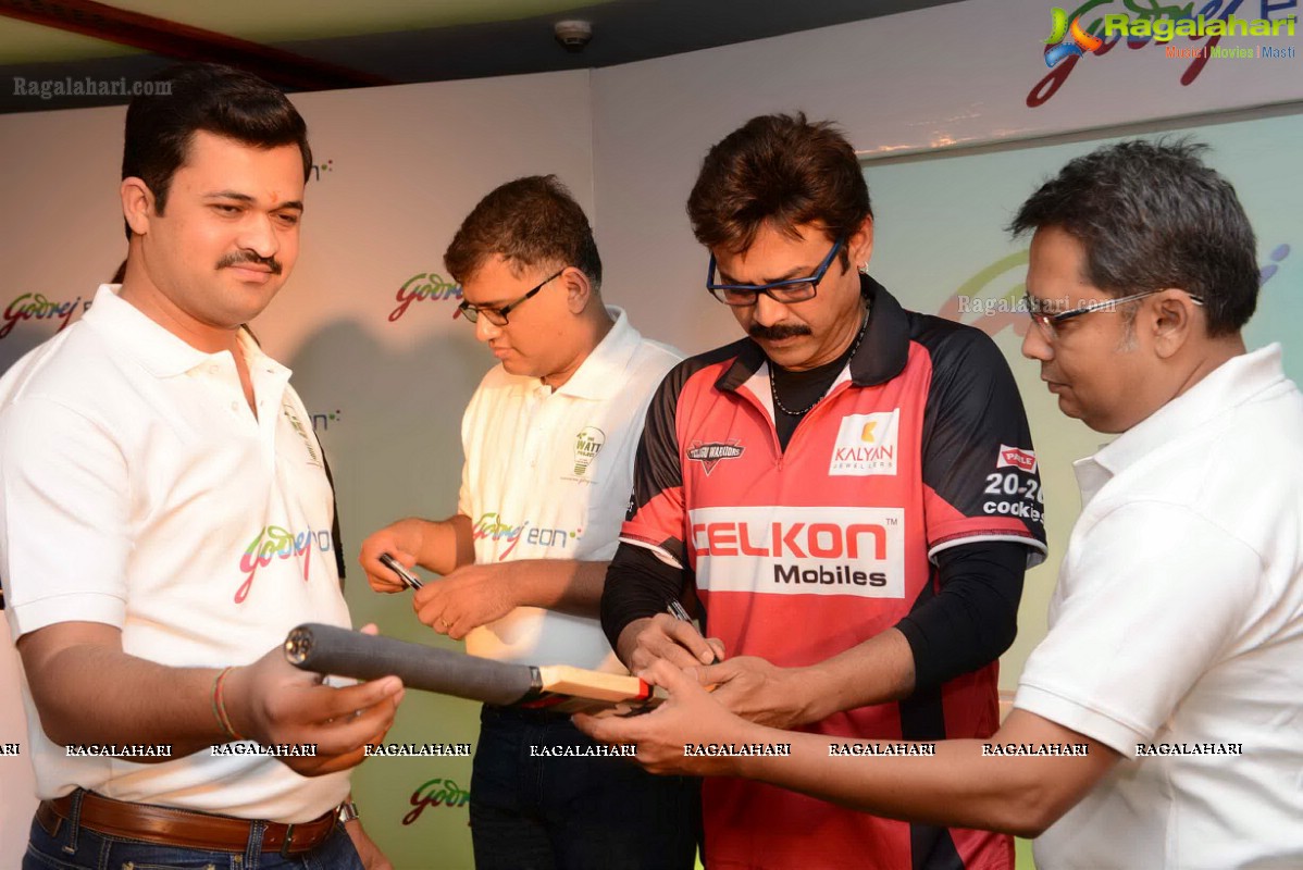 CCL 2013 Telugu Warriors Team at Taj Deccan, Hyderabad