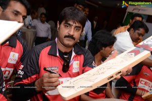 CCL 2013 Telugu Warriors Team at Taj Deccan, Hyderabad