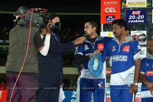 CCL 3: Telugu Warriors Vs Karnataka Bulldozers Match