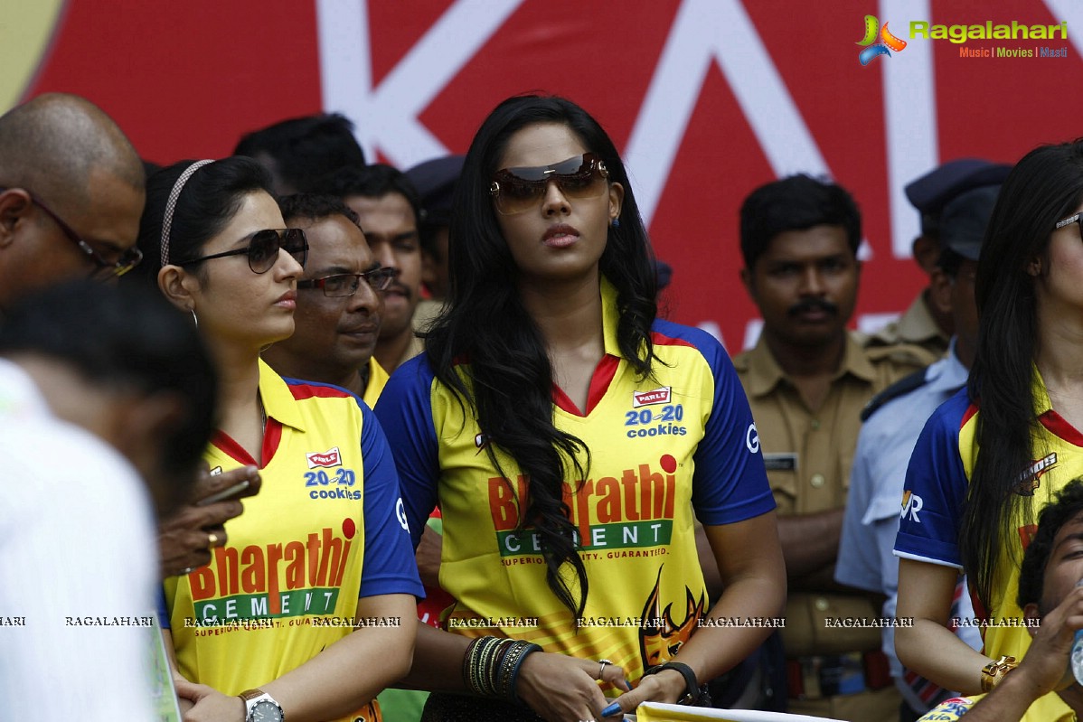 CCL 3 : Chennai Rhinos Vs Bhojpuri Dabangs Match (Set 1)