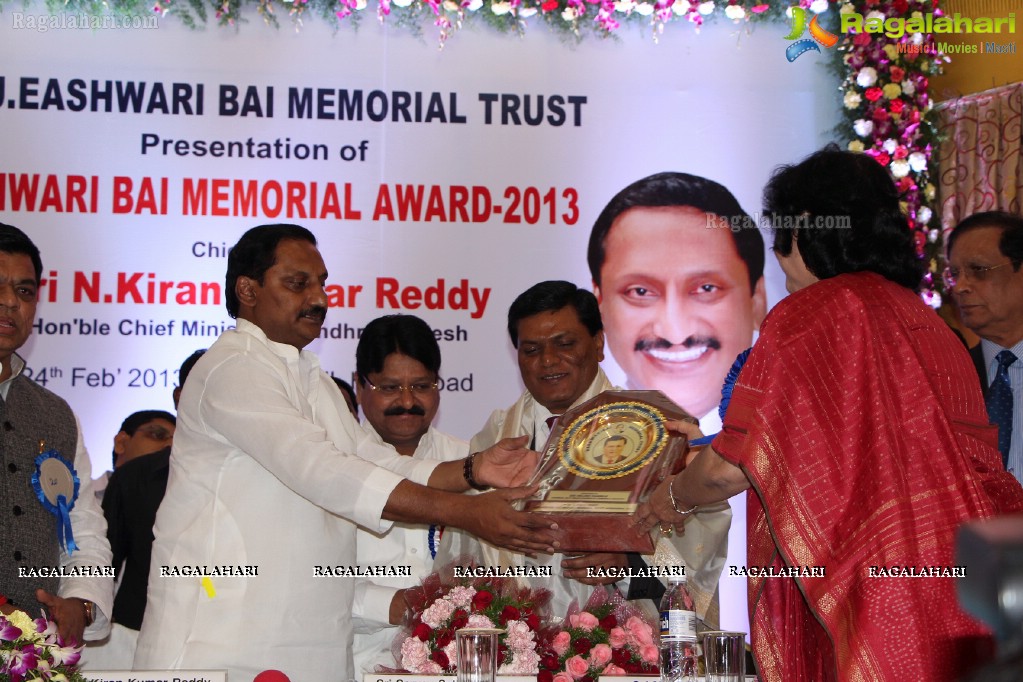 Eashwari Bai Memorial Award 2013