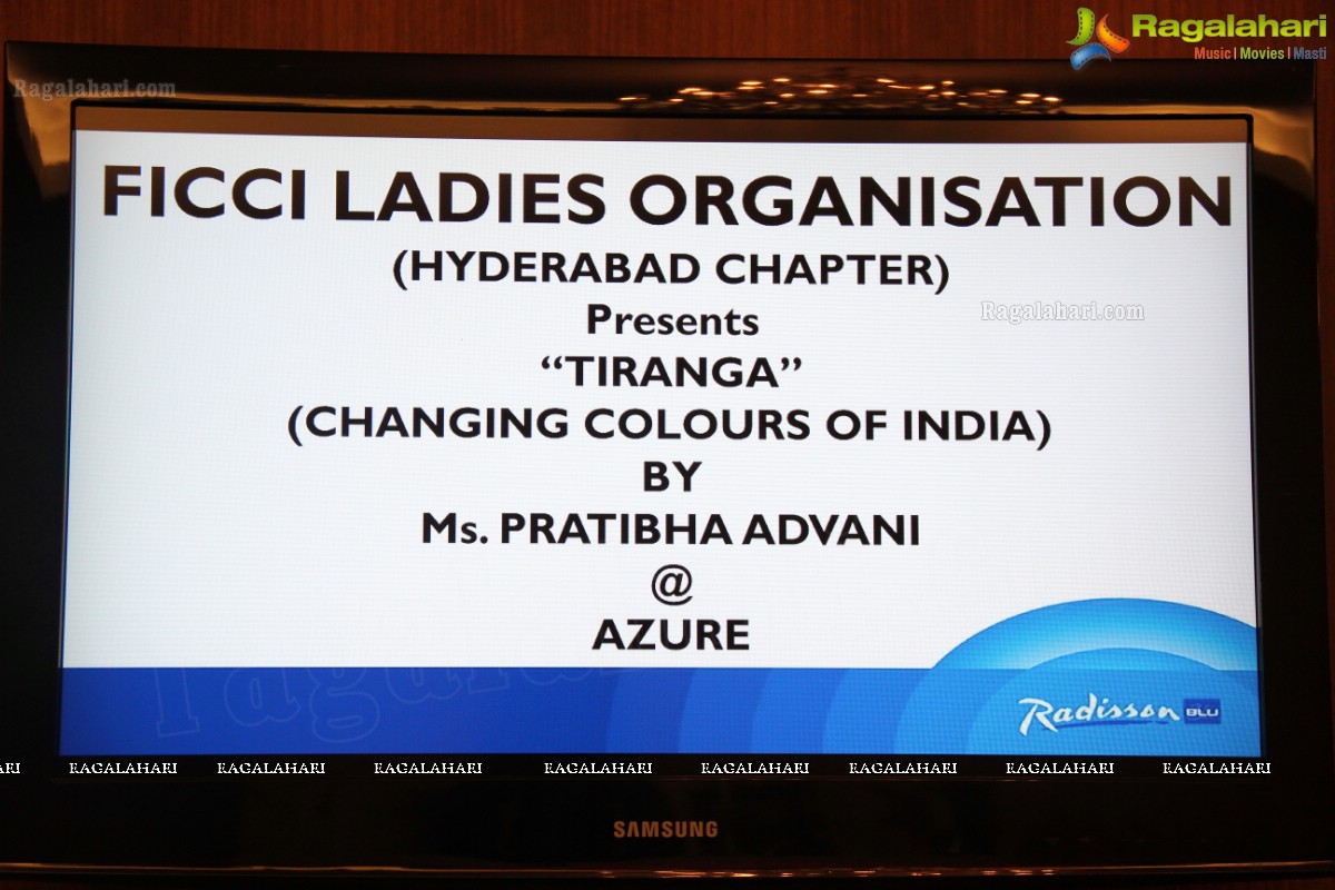 Ms. Pratibha Advani addresess FICCI FLO members on Tiranga