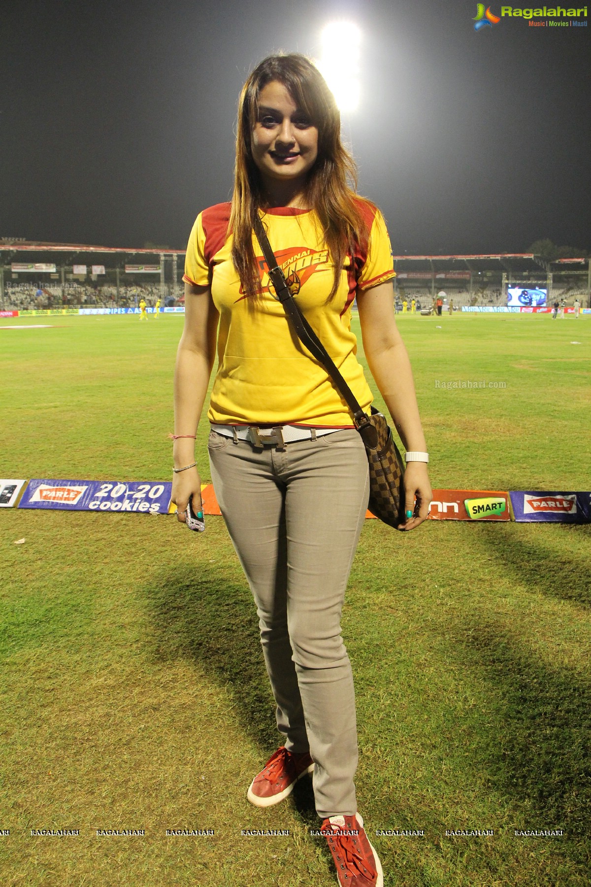 Heroines Hungama at Celebrity Cricket League 2013, Hyderabad