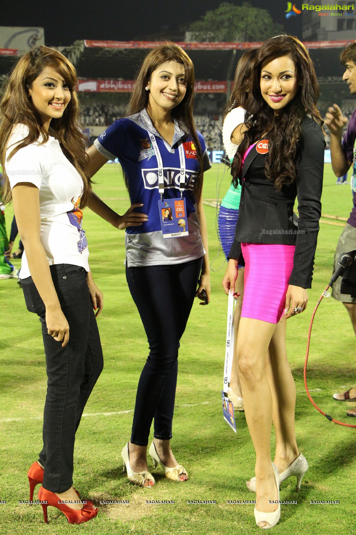 Heroines Hungama at Celebrity Cricket League 2013, Hyderabad