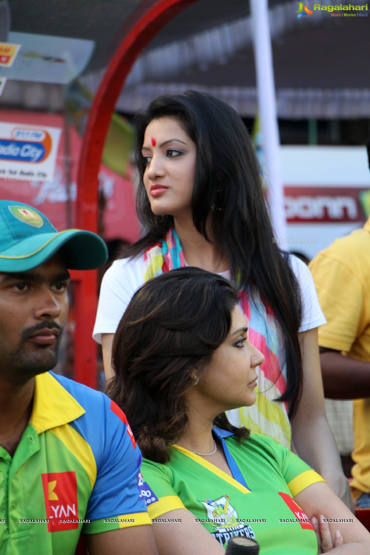 Heroines Hungama at Celebrity Cricket League 2013, Hyderabad