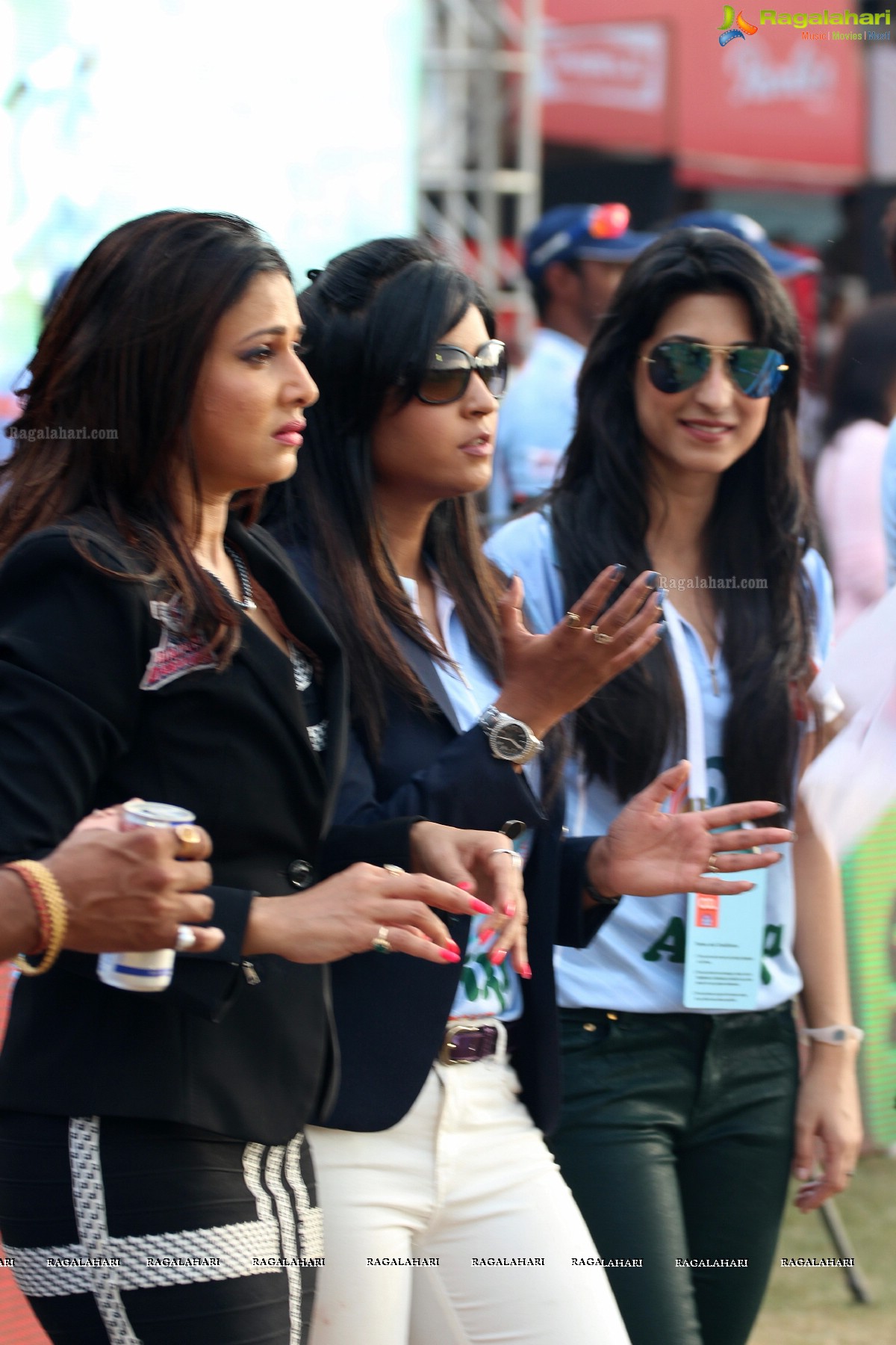 Heroines Hungama at Celebrity Cricket League 2013, Hyderabad