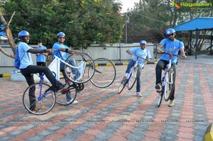 Hyderabad Metro Rail Cycle Ride