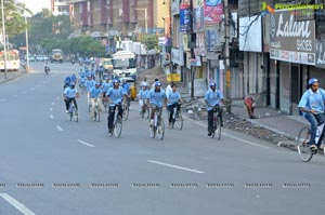 Hyderabad Metro Rail Cycle Ride