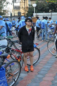 Hyderabad Metro Rail Cycle Ride