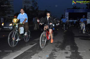 Hyderabad Metro Rail Cycle Ride